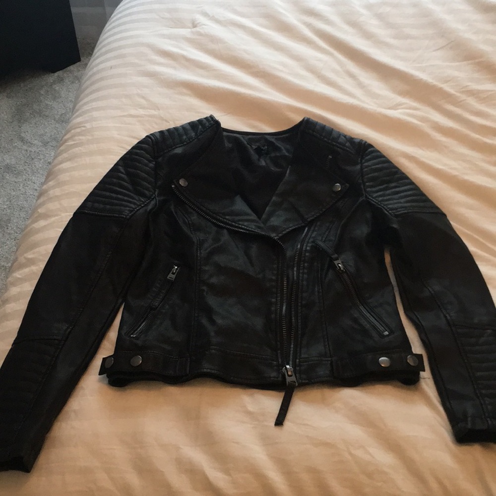 Topshop leather jacket